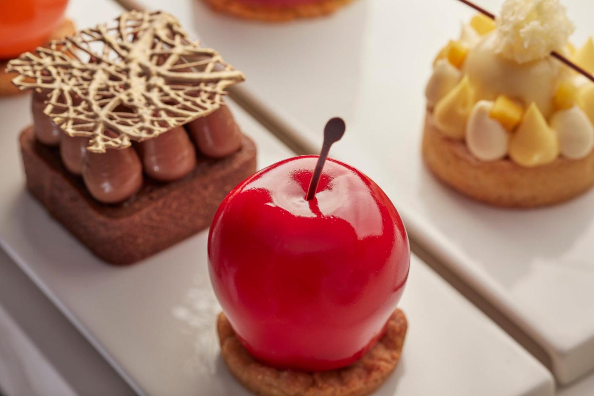 ホテル グランド ハイアット サンティアゴ エクステリア 写真 A glazed apple dessert